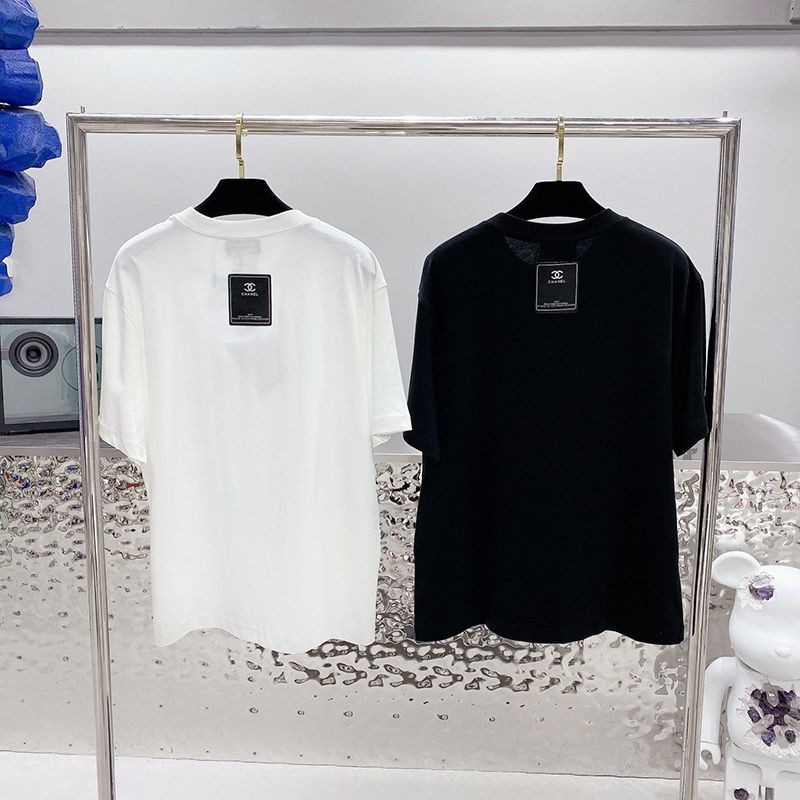 21AW新作シャネル Tシャツ パロディ プリント プレタ クルーズ 半袖 shr69847通販