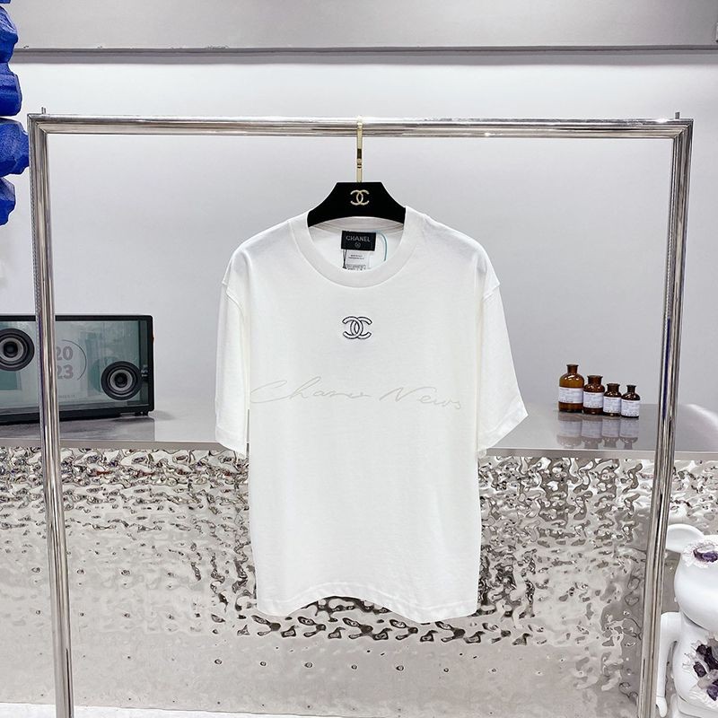 21AW新作シャネル Tシャツ パロディ プリント プレタ クルーズ 半袖 shr69847激安送料無料