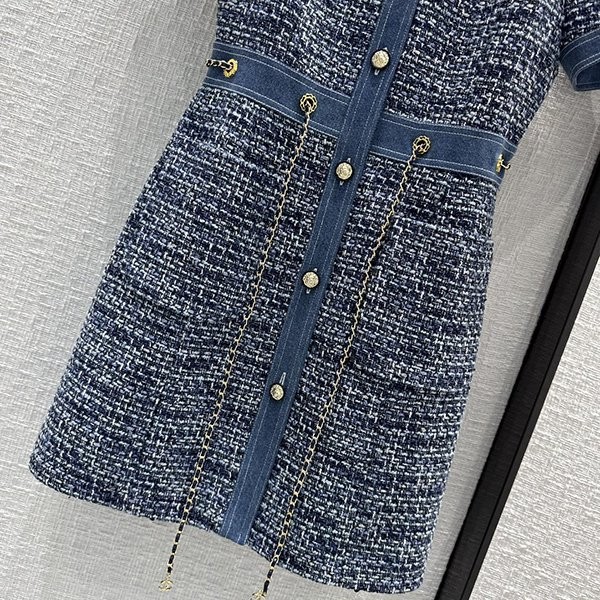 入手困難品！シャネル ベルト付 ワンピース コピー shv02776N級品