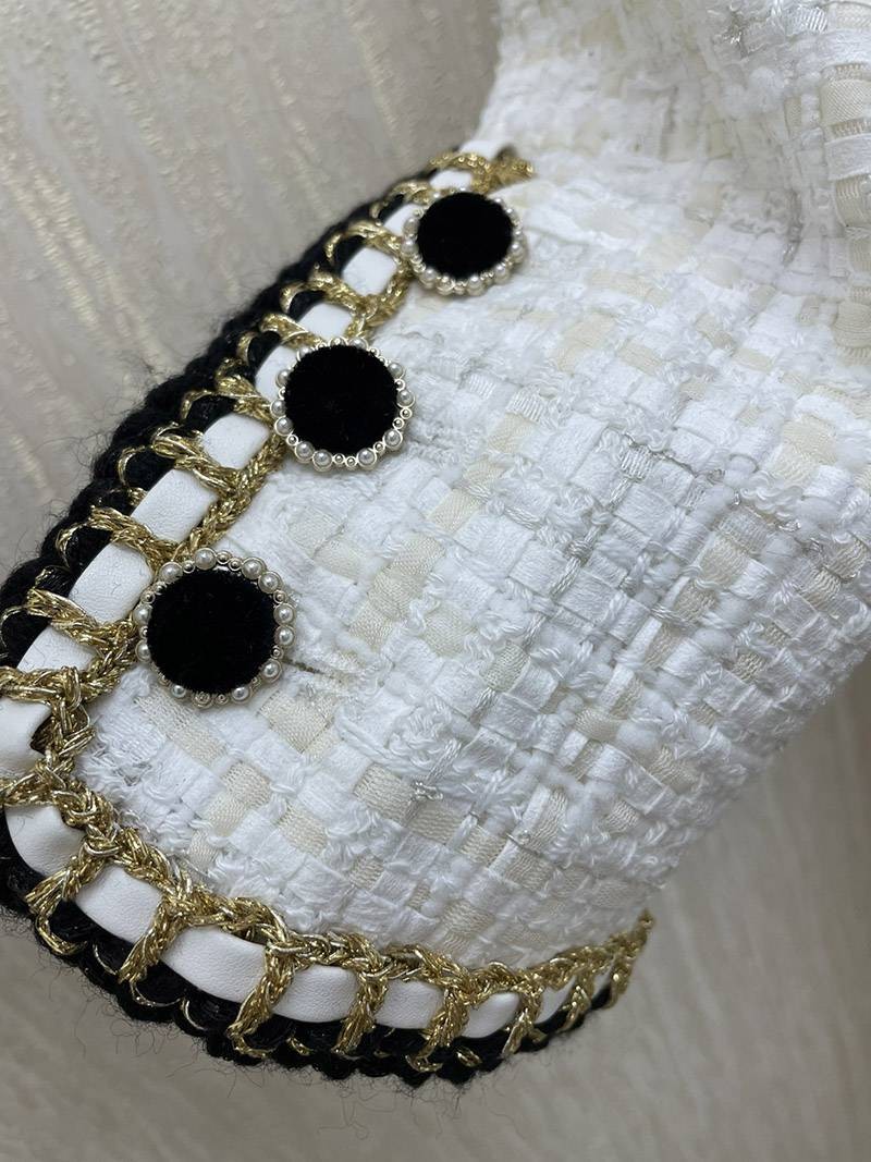 日本未入荷☆シャネル☆ 上品♪ RECAP ツイードダブルコート shy45401高い品質