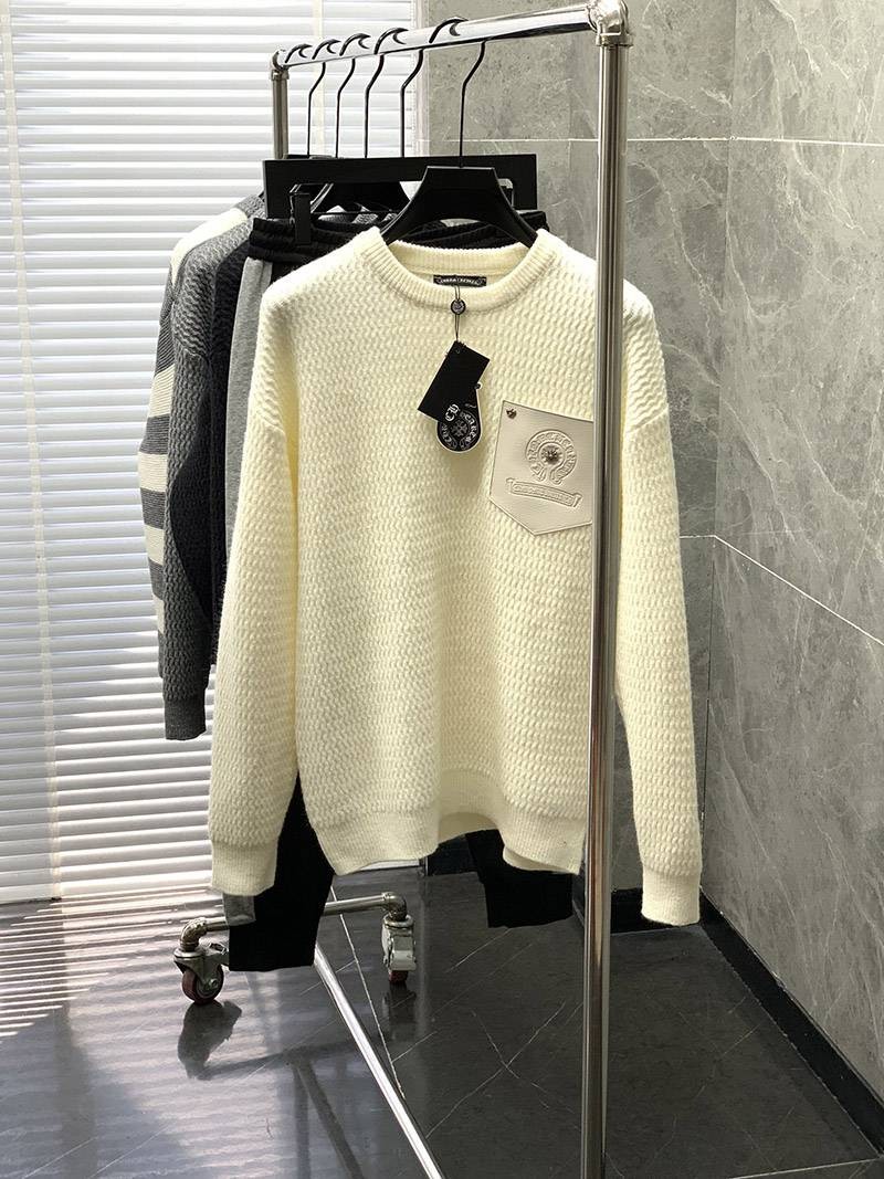 超限定♪クロムハーツ ホースシュー&フローラルクロス セーター Kud39793通販
