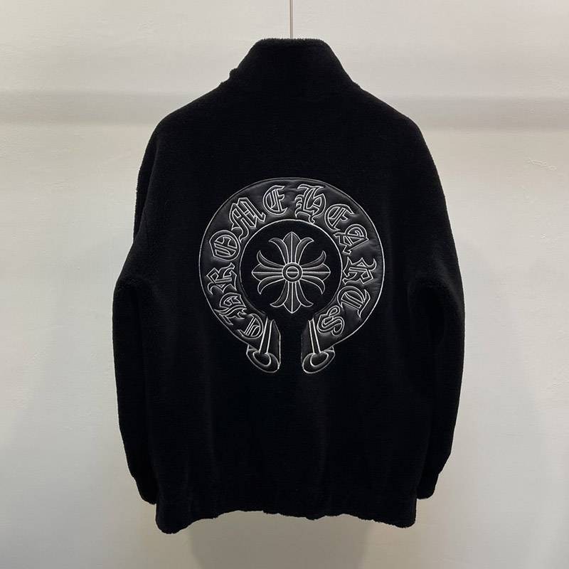 定番人気 クロムハーツ ジャケット 偽物 ロゴ ジップアップ Kue18442通販