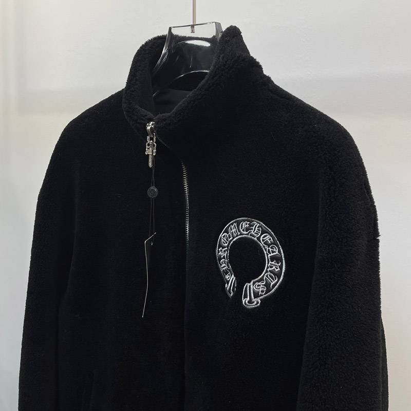 定番人気 クロムハーツ ジャケット 偽物 ロゴ ジップアップ Kue18442高い品質