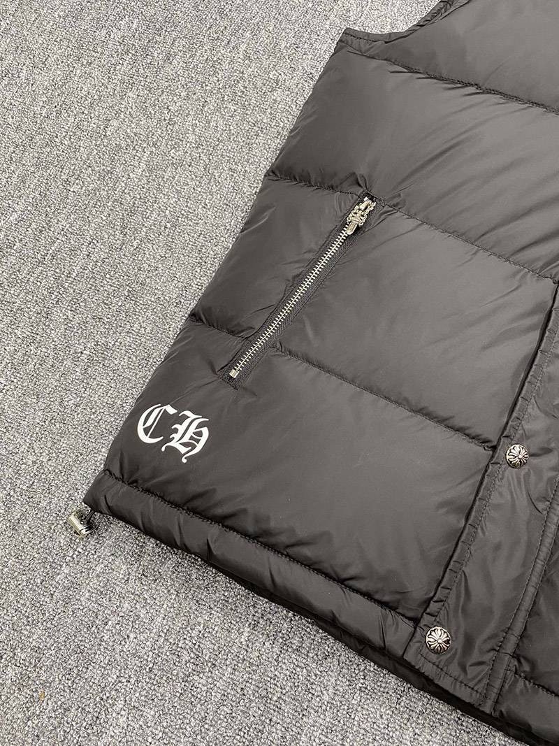 暖かい♪十クロムハーツ十【グースダウンベストコピー】◆CHプラス Kug15873激安送料無料