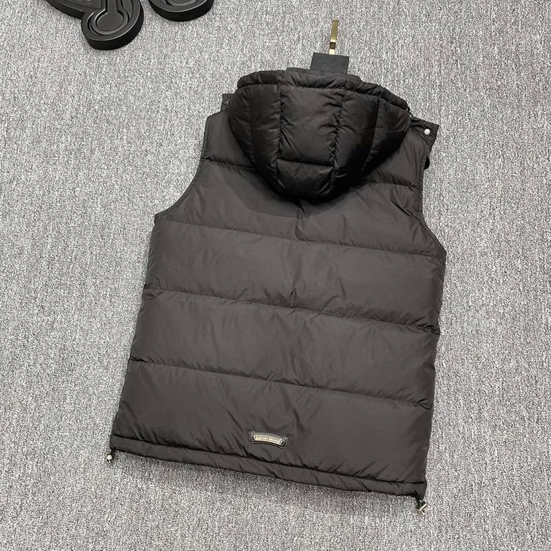 暖かい♪十クロムハーツ十【グースダウンベストコピー】◆CHプラス Kug15873N級品