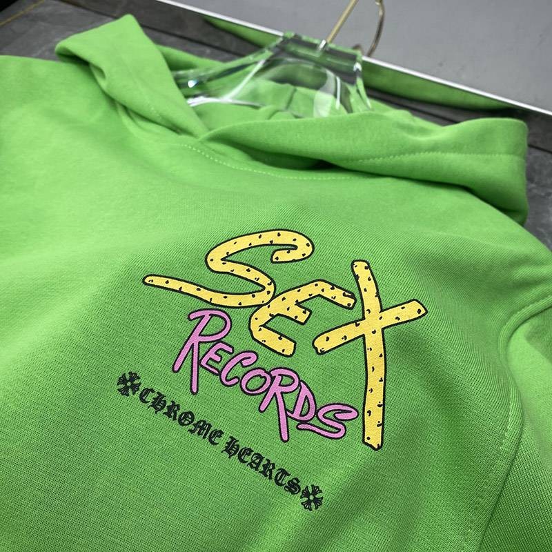 人気★入手困難レア!クロムハーツ マッティボーイ コピー Sex Records フーディ Kug24078人気