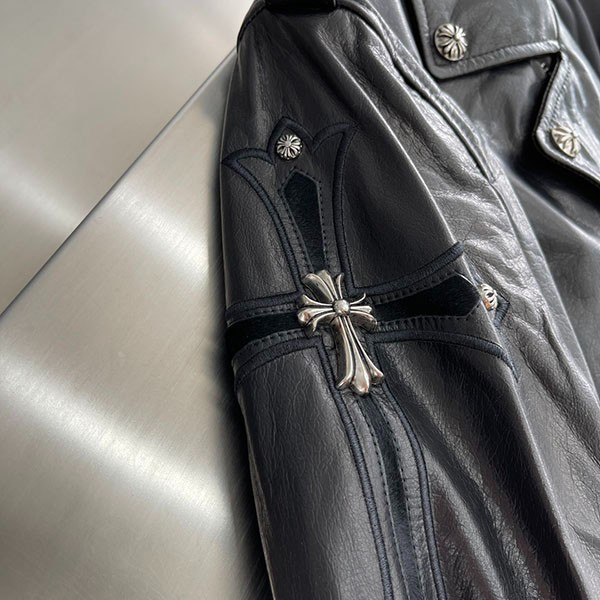 【限定】クロムハーツ JJ DEANレザー ジャケットCH 偽物 Kuj69230激安送料無料