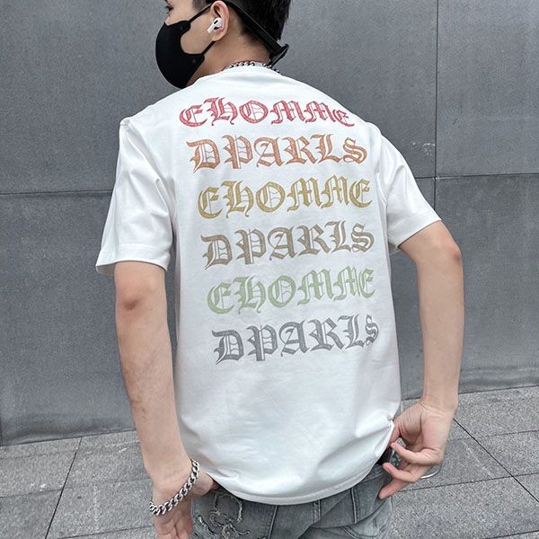 おすすめクロムハーツ Tシャツ 偽物 CHプラス ホワイト メンズ Kul08872通販