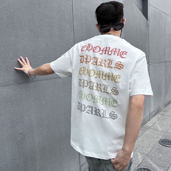 おすすめクロムハーツ Tシャツ 偽物 CHプラス ホワイト メンズ Kul08872激安送料無料
