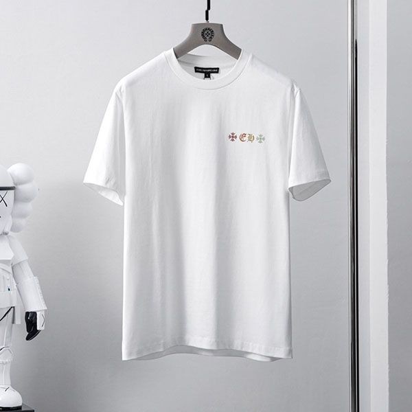 おすすめクロムハーツ Tシャツ 偽物 CHプラス ホワイト メンズ Kul08872高い品質