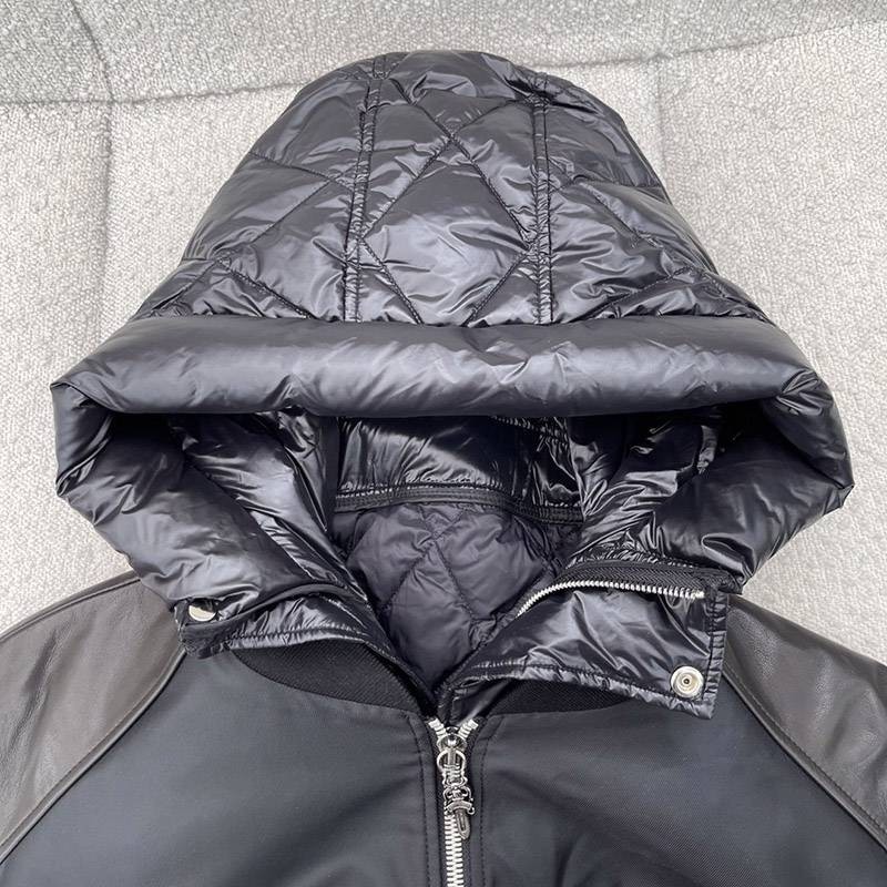 21-22AWセール最高 クロムハーツ JJ DEANレザー ジャケット ダウンボトムス 偽物 Kul74276激安送料無料