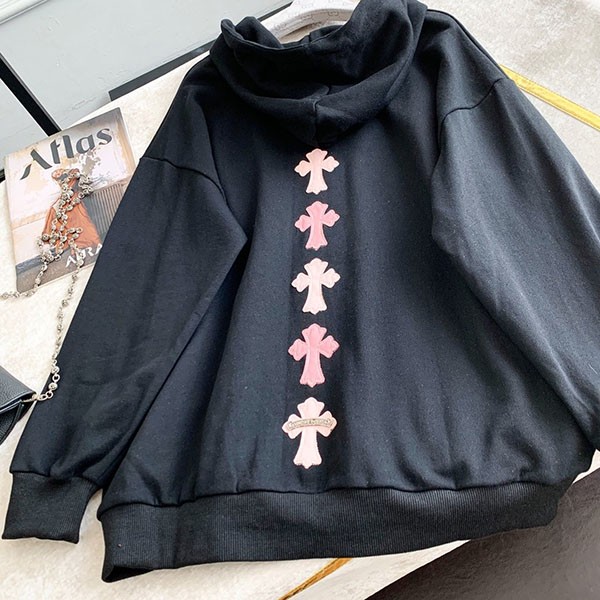 クロムハーツ CH クロス 偽物 ジップパーカー Kum08072高い品質