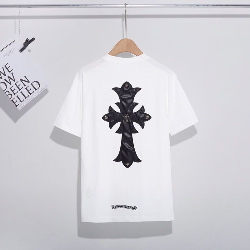 定番★入手困難レア!クロムハーツ スーパーコピー トリプルクロスロゴ Tシャツ 2色 Kuo25360激安送料無料