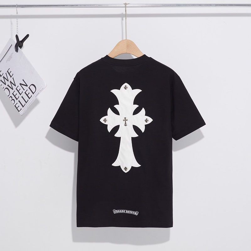 定番★入手困難レア!クロムハーツ スーパーコピー トリプルクロスロゴ Tシャツ 2色 Kuo25360最高級