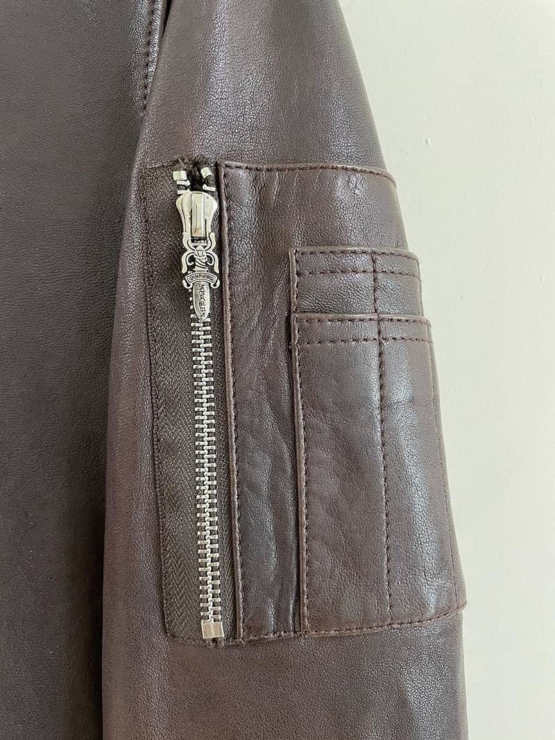 大人気！クロムハーツ JJ DEANレザー ジャケットCH 偽物 Kuq73828N級品