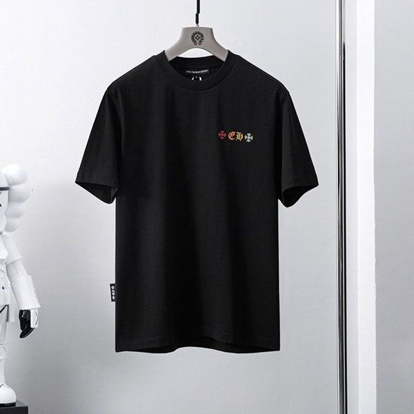 素敵なクロムハーツ Tシャツ コピー CHプラス ブラック メンズ Kur59401高い品質