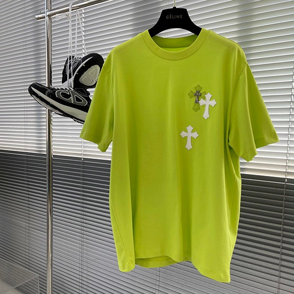 入手困難 クロムハーツ セメタリークロス 偽物♪ロゴTシャツ Kur64131激安送料無料