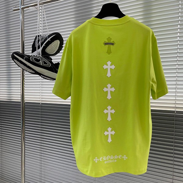 入手困難 クロムハーツ セメタリークロス 偽物♪ロゴTシャツ Kur64131高い品質