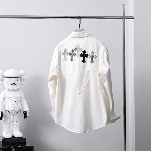 2023春夏 クロムハーツ 偽物クロス デニムジャケット Kus86997品質保証