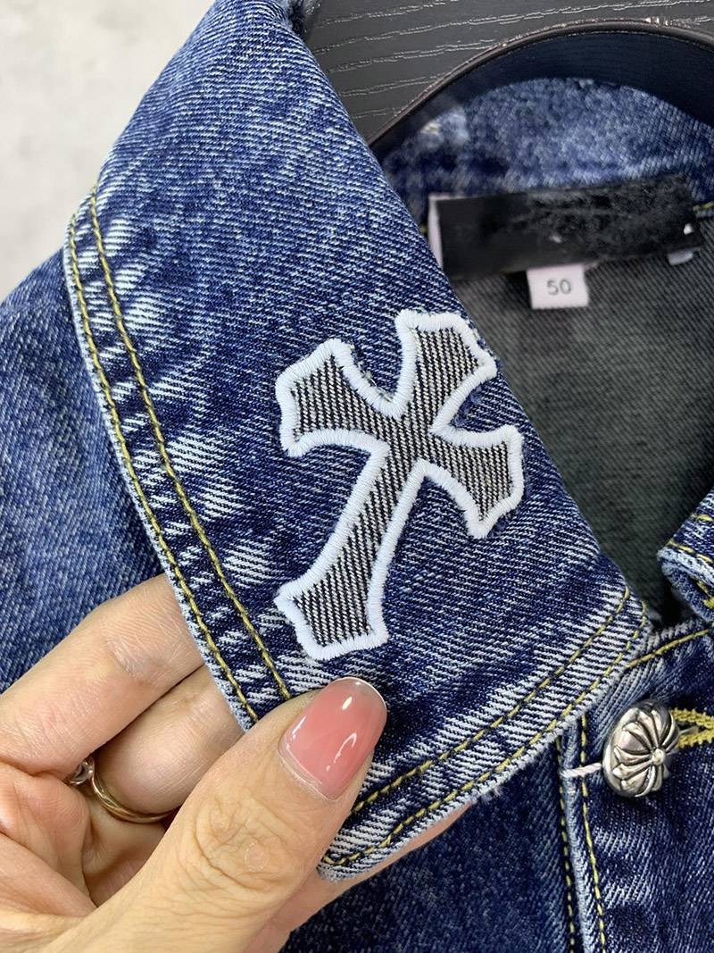 注目度抜群！SALE！クロムハーツ CH デニムジャケット偽物N級品 Kuu49283人気