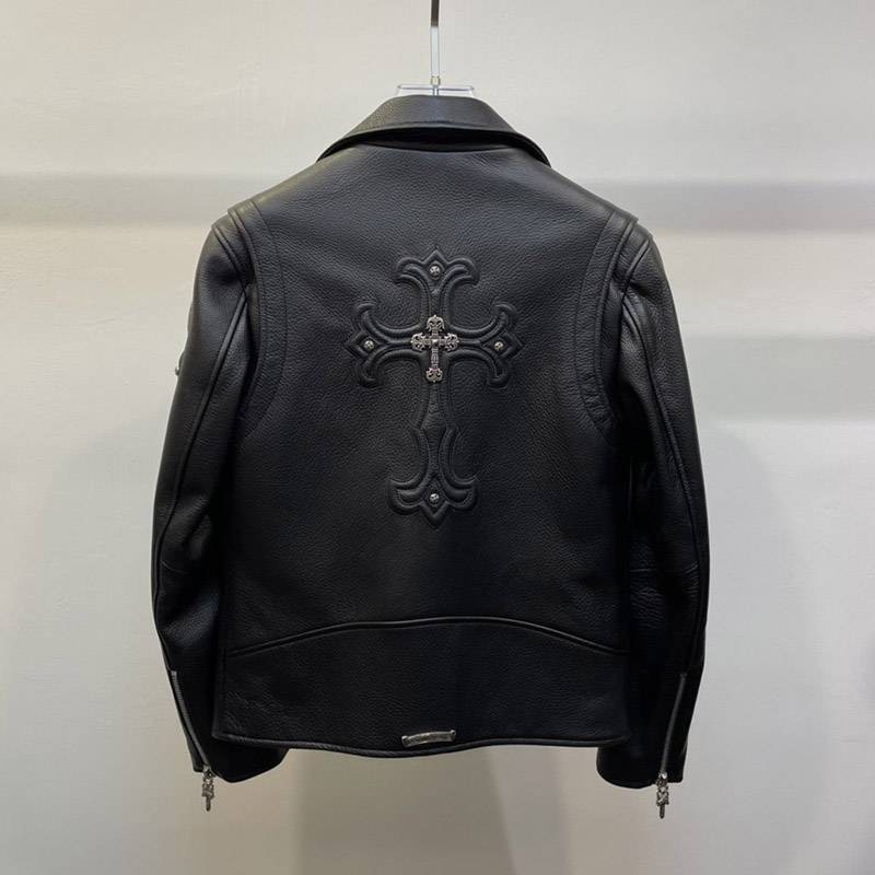 欲しい♡超限定♪クロムハーツ JJ DEANレザー ジャケットCH 偽物 Kuu56899通販