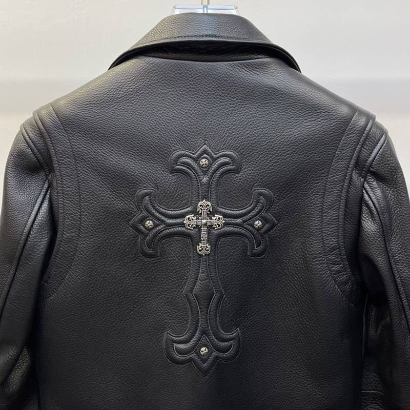 欲しい♡超限定♪クロムハーツ JJ DEANレザー ジャケットCH 偽物 Kuu56899高い品質