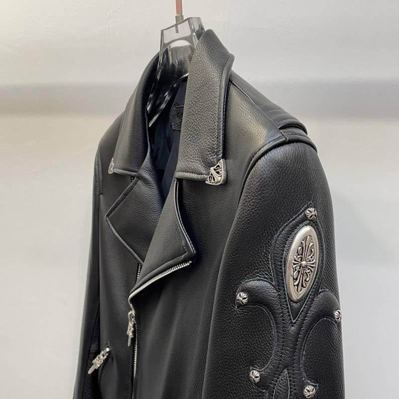 欲しい♡超限定♪クロムハーツ JJ DEANレザー ジャケットCH 偽物 Kuu56899人気