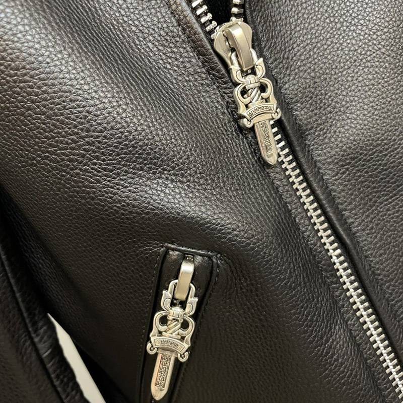 欲しい♡超限定♪クロムハーツ JJ DEANレザー ジャケットCH 偽物 Kuu56899最高級
