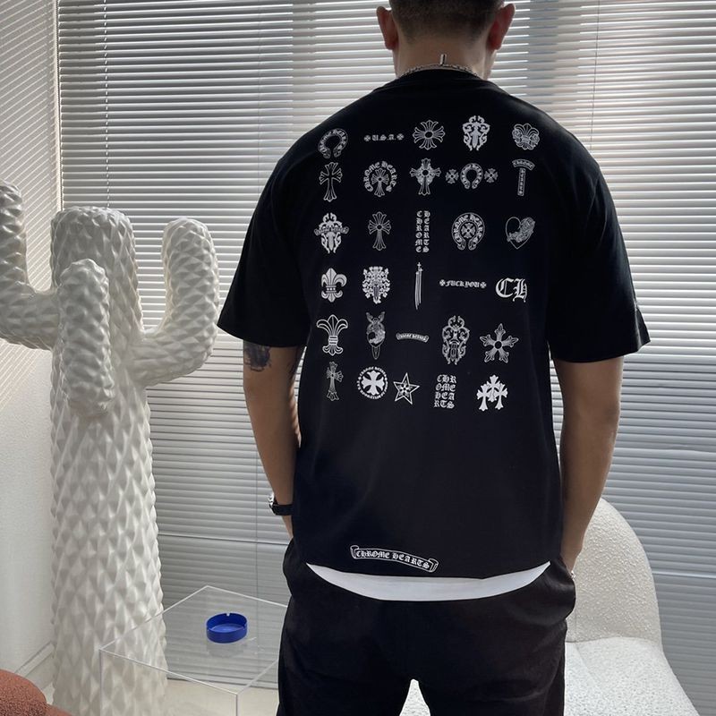 超話題!★入手困難レア!クロムハーツ マルチロゴ Tシャツ 偽物 3色 Kuu70852高い品質