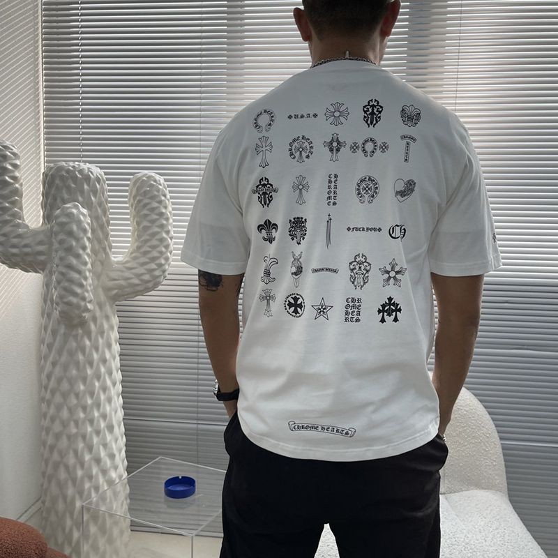 超話題!★入手困難レア!クロムハーツ マルチロゴ Tシャツ 偽物 3色 Kuu70852最高級
