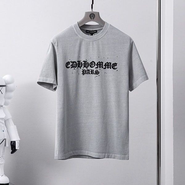 ★日本!!人気！クロムハーツ スーパーコピー Tシャツ CHプラス グレー メンズ Kuv15070高い品質