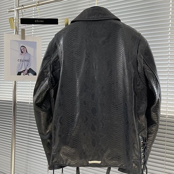 クロムハーツ コピー JJ DEANレザー ジャケットCH 送料込 Kuv92284代引きを販売