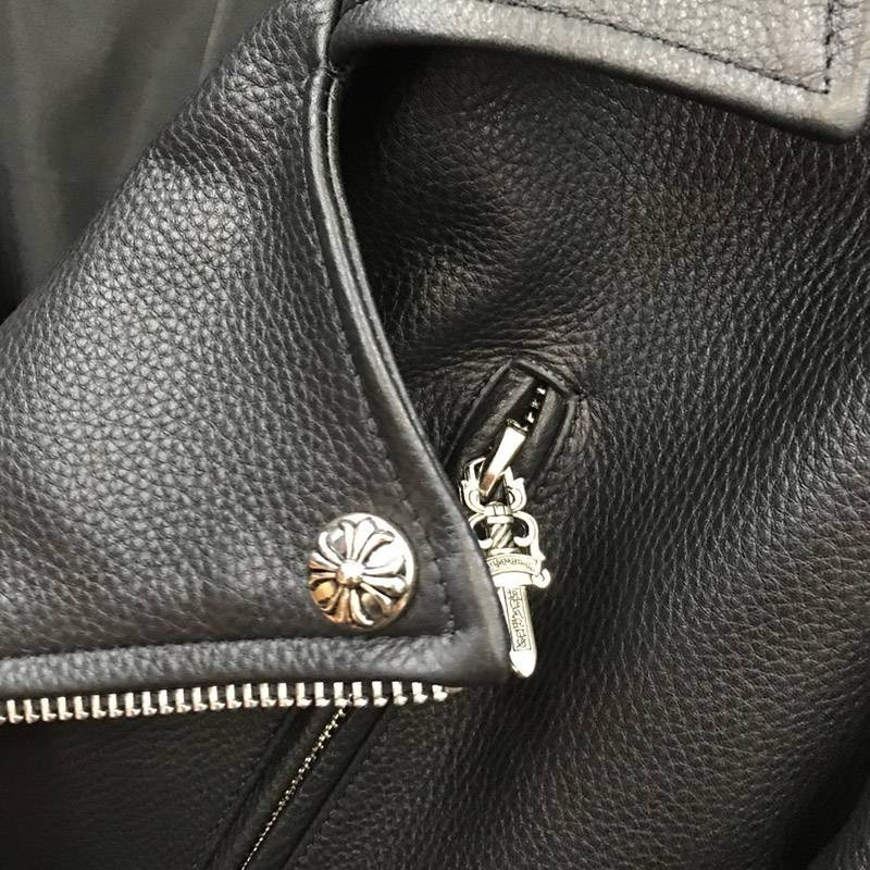 【限定】お洒落に♪クロムハーツ JJ DEANレザー ジャケットCH 偽物 Kux92371人気