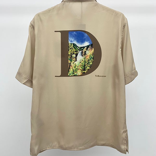 ☆超人気☆ディオール & ジャック・ケルアック 半袖シャツ 偽物 193C545E5622_C177品質保証