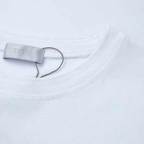 《大人気》ディオール×サカイコピー★ホワイト オーバーサイズTシャツ 213J642A0554_C080最高級