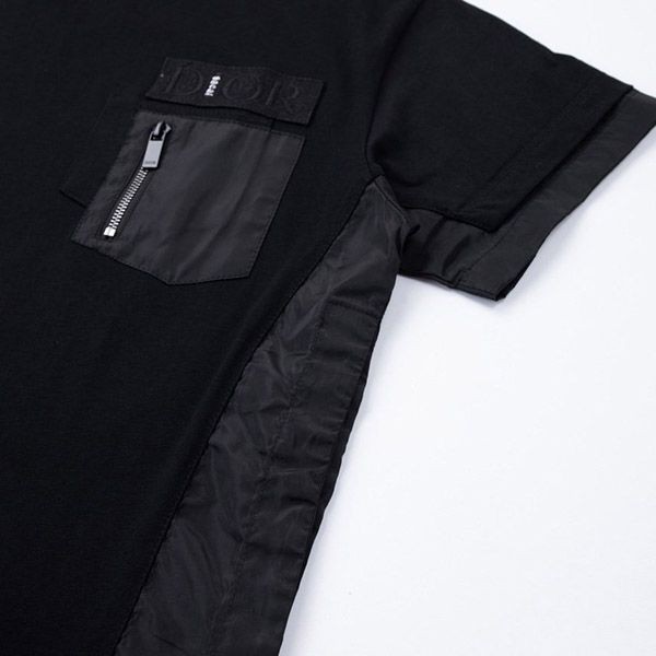 ディオール×サカイ 偽物★ブラック オーバーサイズTシャツ 213J642A0554_C989代引きを販売