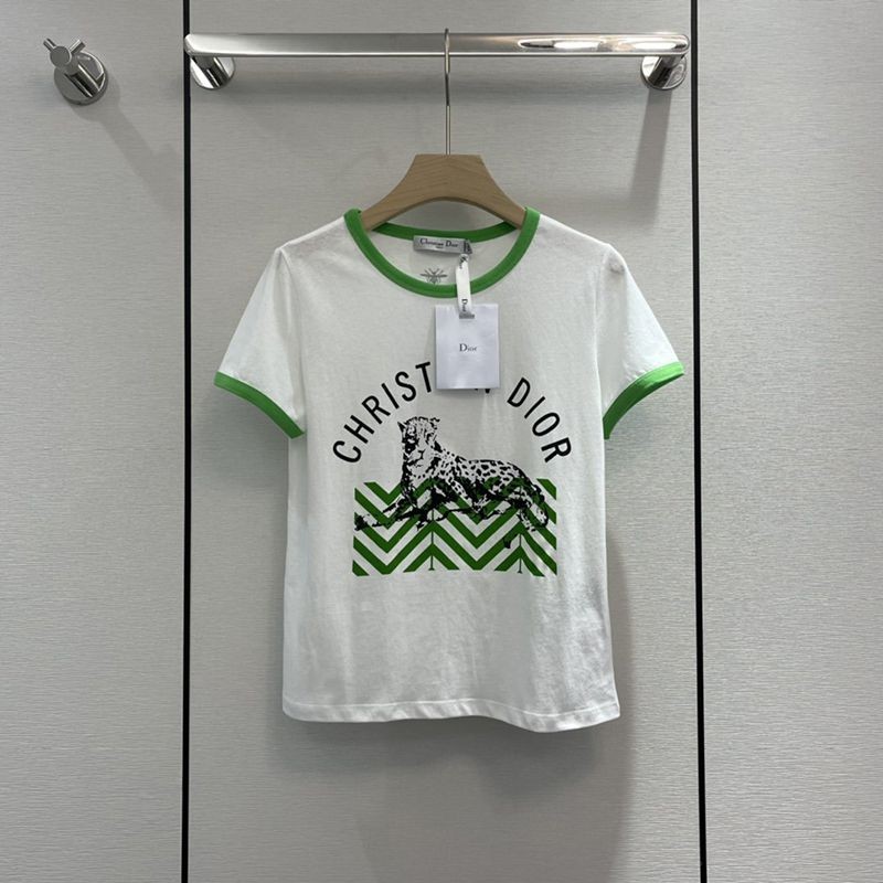 希少色新作2022SSディオール シグネチャー入り Tシャツ コピー 223T18A4499X4804高い品質