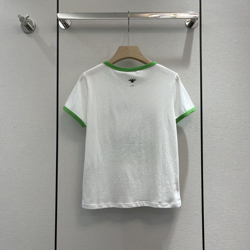 希少色新作2022SSディオール シグネチャー入り Tシャツ コピー 223T18A4499X4804人気