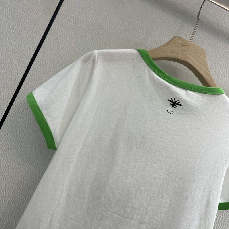 希少色新作2022SSディオール シグネチャー入り Tシャツ コピー 223T18A4499X4804N級品