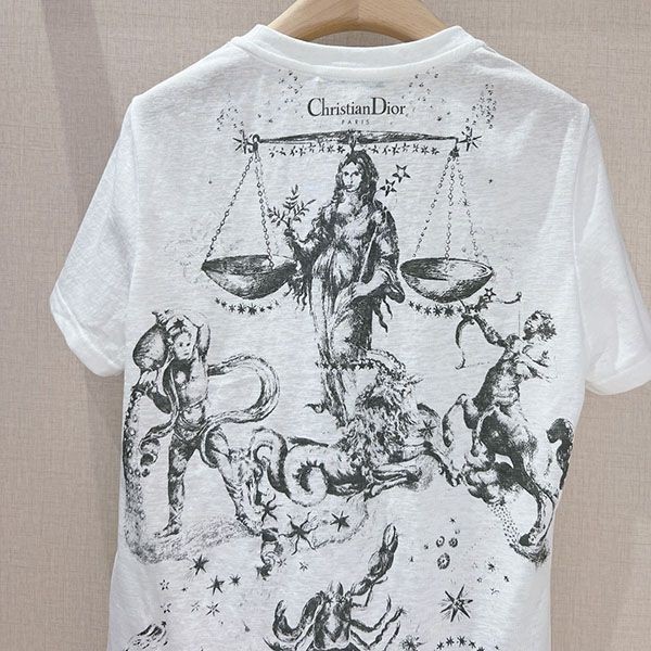 人気No1ディオール メロセシア コットン Tシャツ コピー 323T06A4400X0810高い品質