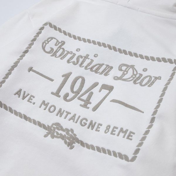 争奪戦ディオール CD 1947 パーカー コピー スウェット コットン ロゴ 刺繍 dea63142高い品質
