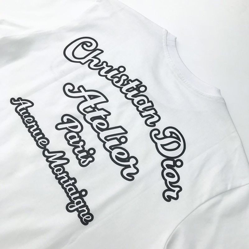 人気急上昇ディオール ATELIER Tシャツ パロディ オーバーサイズ dec38308高い品質