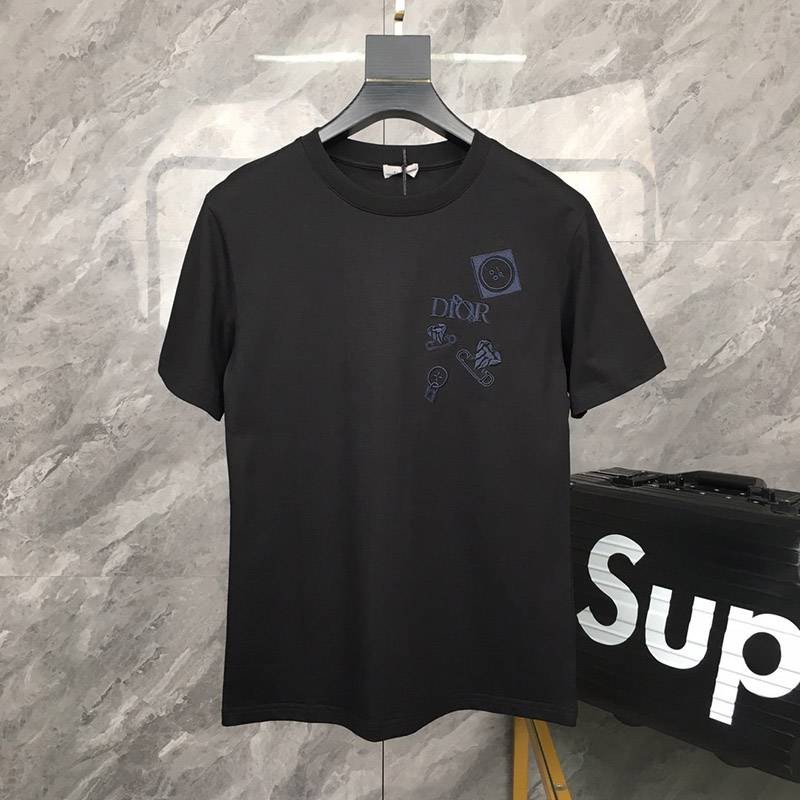 大人気☆ディオール ロゴTシャツ 偽物 選べる2色 dee73179通販