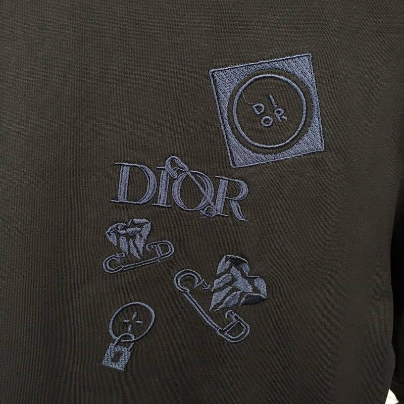 大人気☆ディオール ロゴTシャツ 偽物 選べる2色 dee73179最高級