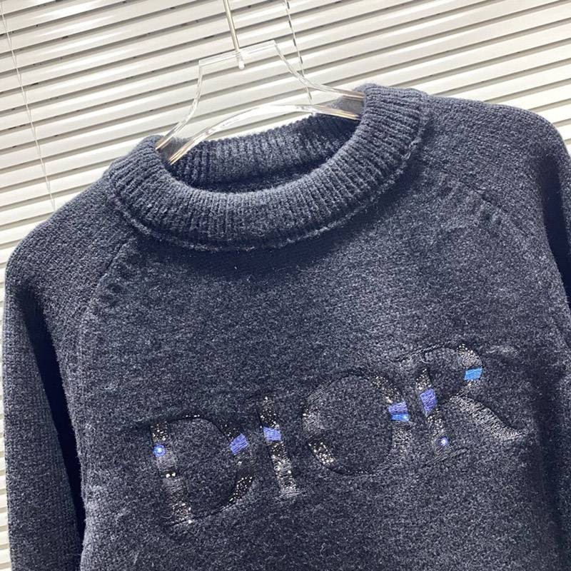 一目惚れ♪【ディオール】21/22AW新作 リバーシブル クルーネック セーター def72301激安送料無料