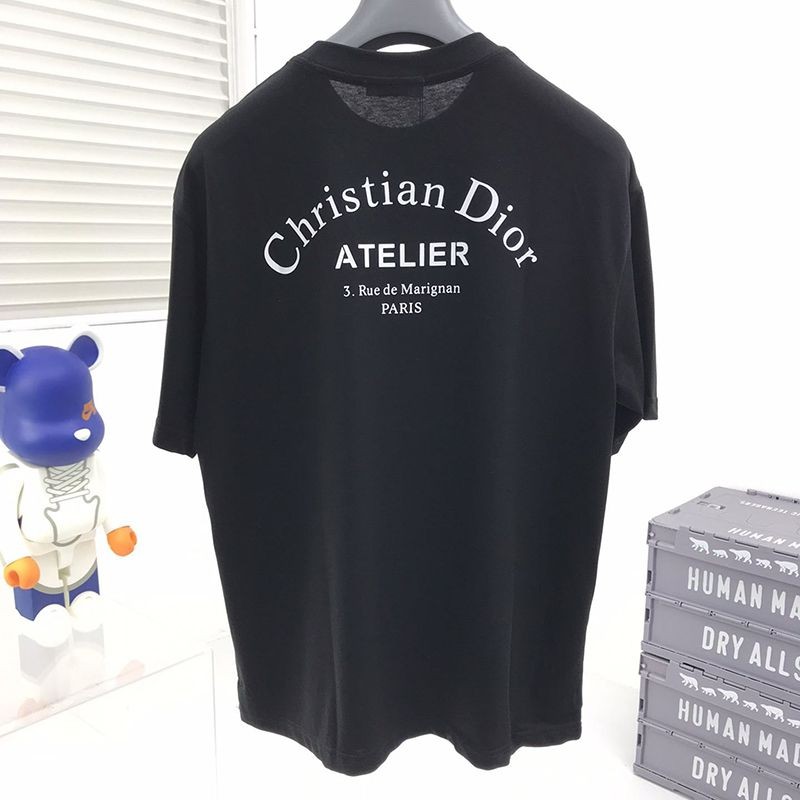 春夏新作ディオール Tシャツ 偽物 CD 刺繍 コラボ ライオン オーバーサイズ deg27979通販