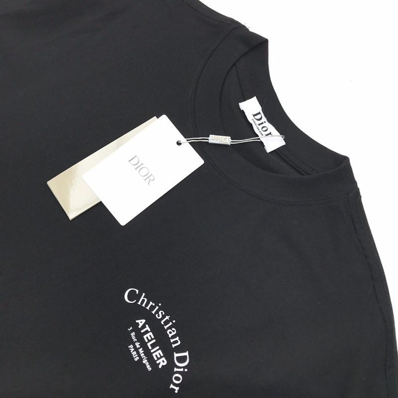 春夏新作ディオール Tシャツ 偽物 CD 刺繍 コラボ ライオン オーバーサイズ deg27979激安送料無料