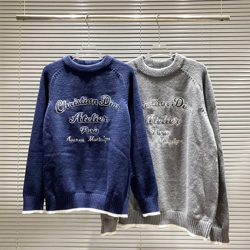 入手困難【ディオール】21/22AW新作 リバーシブル クルーネック セーター deh50010品質保証