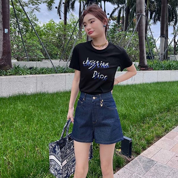 ギフトOK ★ディオール Tシャツ パロディ コットンジャージー&リネン dei10906N級品