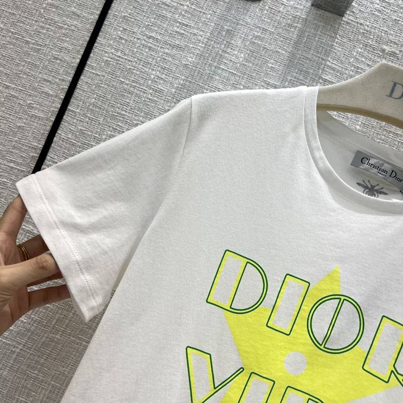 最安値挑戦ディオール VIBE Tシャツ コピー コットンジャージー & リネン dei13685高い品質